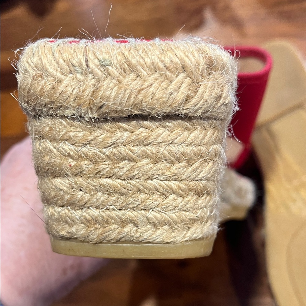 Burberry Red Espadrille - Picture 6 of 7